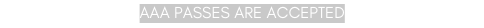 AAA passes are accepted